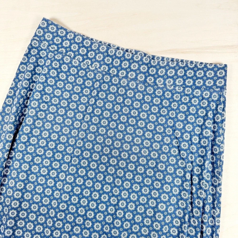 Mountain Warehouse Blue White‎ Flowers Maxi Skirt US 12 Floral Long